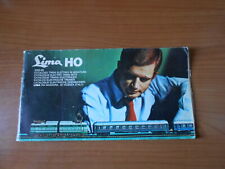 rivista-Lima HO catalogo illustrato trenini elettrici 1968-69
