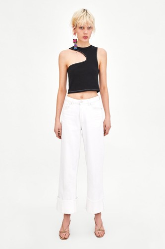 Bnwt zara crop top - zara,
