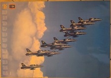 Magnifico poster-calendario 1999 originale delle Frecce Tricolori_86 x 60