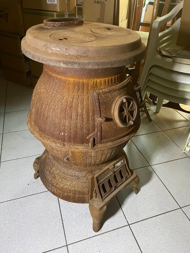Stufa ghisa legna vintage - stufa,