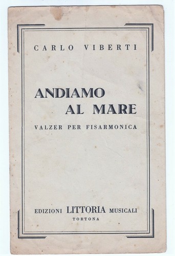 Spartito andiamo mare - andiamo, carlo
