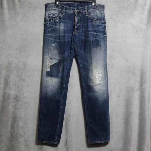 Dsquared2 jeans uomo 35x33 - jeans, blu