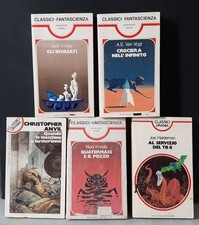 Lotto 5 libri Classici della Fantascienza - Libri usati - Lingua italiana