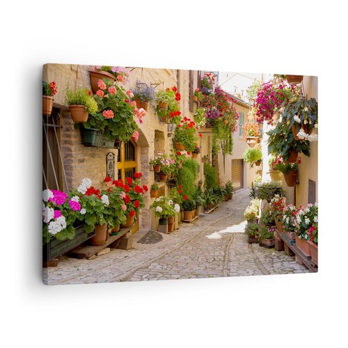 Quadro tela 70x50cm fiore - su,