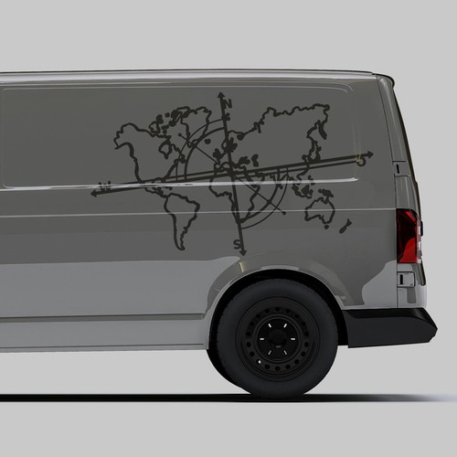 Adesivo auto mappa - , del
