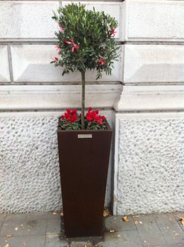 Fioriera corten vaso - fioriera,