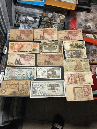Banconote mondiali lotto - mondiali,