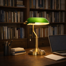 Lampada da tavolo in vetro