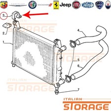 FIAT UNO R/89 TURBO MOLLA SUPPORTO RADIATORE NUOVO ORIGINALE 5945182