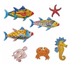 PESCI DA PARETE CERAMICA CALTAGIRONE  VARIE FANTASIE