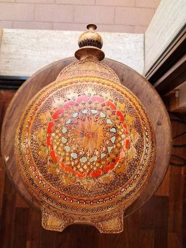 Antica borraccia legno - borraccia, in