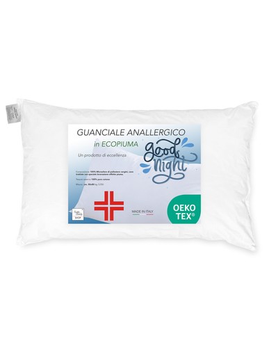 Guanciale cuscino anallergico - guanciale,