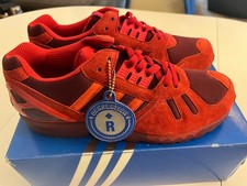 adidas zx 7000 rivington azx series red uk 9.5 consortium deadstock no zx 8000