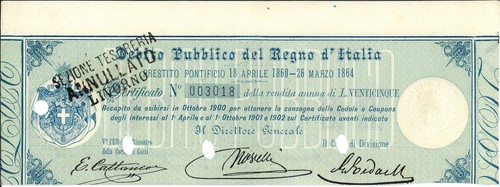 Debito pubblico del - pubblico, regno