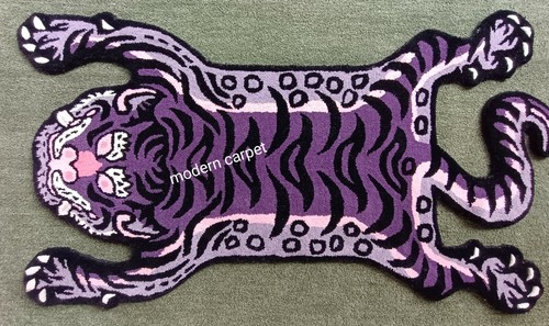 Tappeto tigre tibetano viola