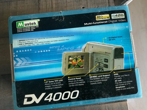 Mustek 4000 caméscope - dv, 4000:camÉscope