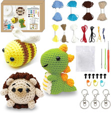 Kit per Uncinetto per Principianti Kit per Animali All'Uncinetto Con Lana per Un
