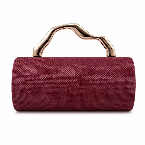 Borsa con manico metallo - in,