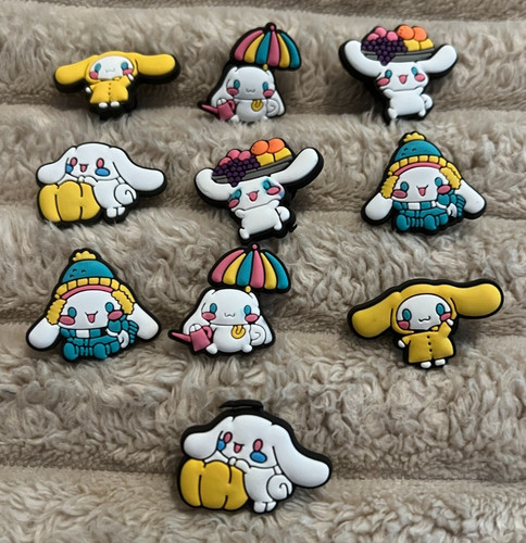 Cinnamoroll charms per scarpe - cinnamoroll,