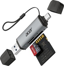 Acer Lettore di schede SD, adattatore per lettore di schede di memoria USB C