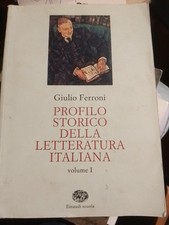 Giulio Ferroni Profilo storico della letteratura italiana Vol 1 Einaudi