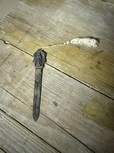 Antico tagliacarte devozionale
