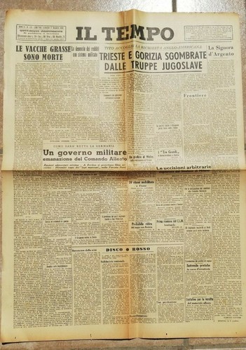 Giornale seconda guerra - giornale,