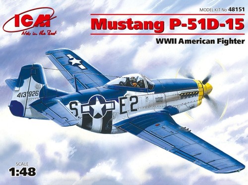 Icm kit aereo mustang - icm, 1/48