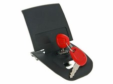 CERNIERA BAULETTO E460 NERA MONTATA GIVI Z314NM COMPLETA SERRATURA 2 CHIAVI