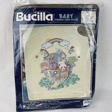 Kit copri culla punto croce