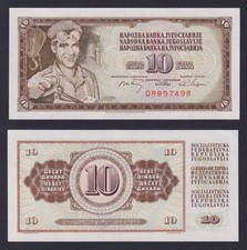 Banconota Jugoslavia 10 dinara