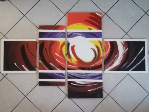 Quadro moderno dipinto - quadro, mano