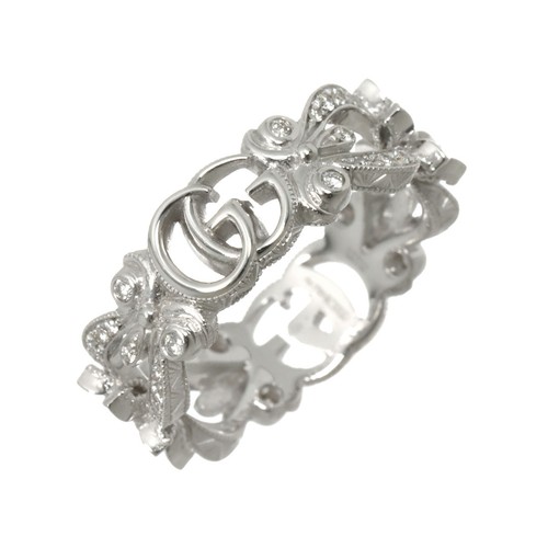 Anello gucci flora diamante - gucci,