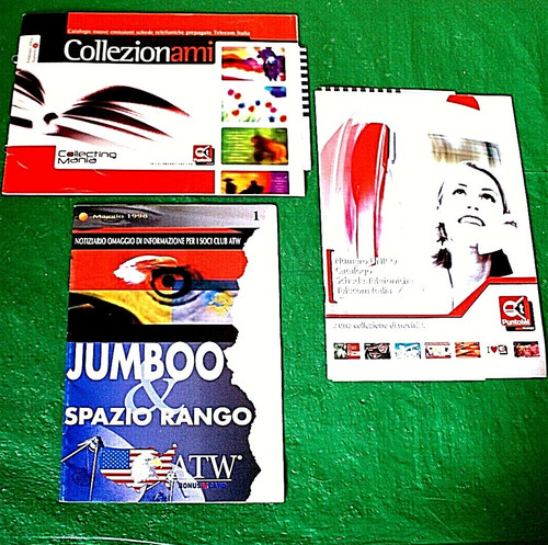 Tre cataloghi schede - tre,