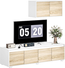 Set 2 Pezzi Parete Attrezzata