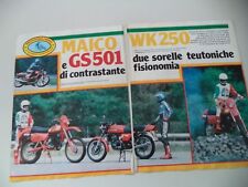 - PROVA MOTOCICLISMO 1979 MOTO MAICO WK 250 e GS 501