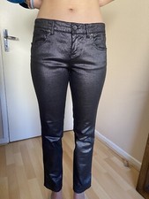 Jeans noir brillant STELLA