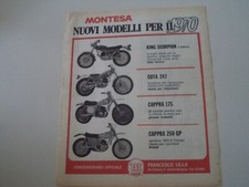 advertising Pubblicità 1970 MONTESA KING SCORPION 250/COTA 247/CAPPRA 175 250 GP