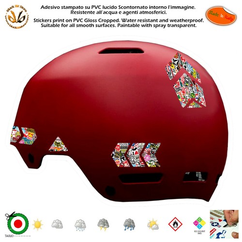Kit adesivi casco - , bicicletta