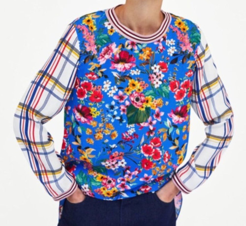 Top artistico zara - top, floreale