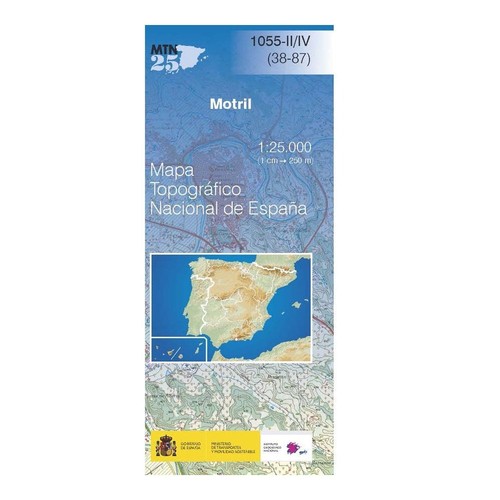 Spain map 1055 motril - spain,