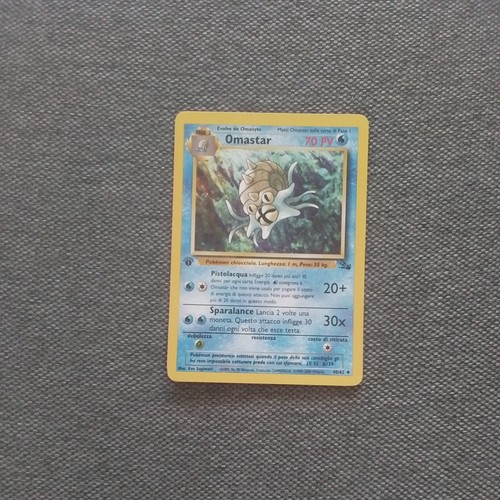 Card pokemon omastar 40 - card, 40/62
