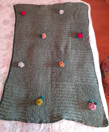 Coperta lana realizzata - coperta,
