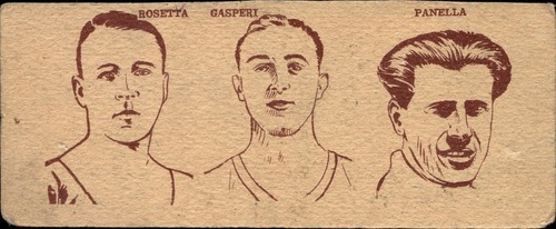 Figurina cartella tombola anni - cartella,