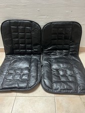 COPRISEDILI AUTO IN ECOPELLE NERO UNIVERSALI  ANTERIORI