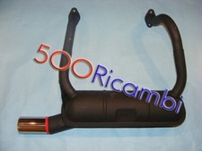 FIAT 500 F/L EPOCA MARMITTA SEMI SPORTIVA 1 SCARICO CROMATO 60mm MOTORE 500cc
