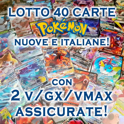 Lotto carte pokemon - 40,