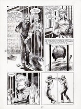 GIORGIO TREVISAN - Tavola originale Ken Parker n. 27 "C'era una volta" p.85