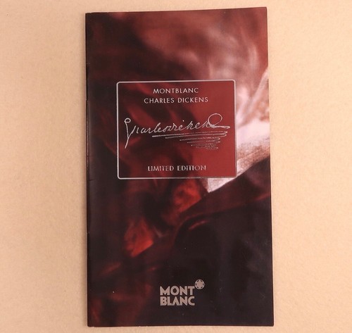 Brochure dickens montblanc - brochure,