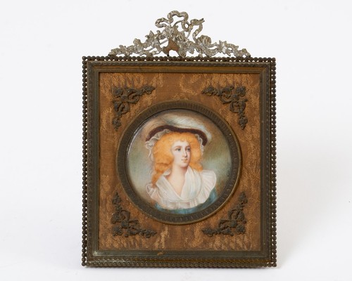 Ritratto miniatura francese - ritratto,